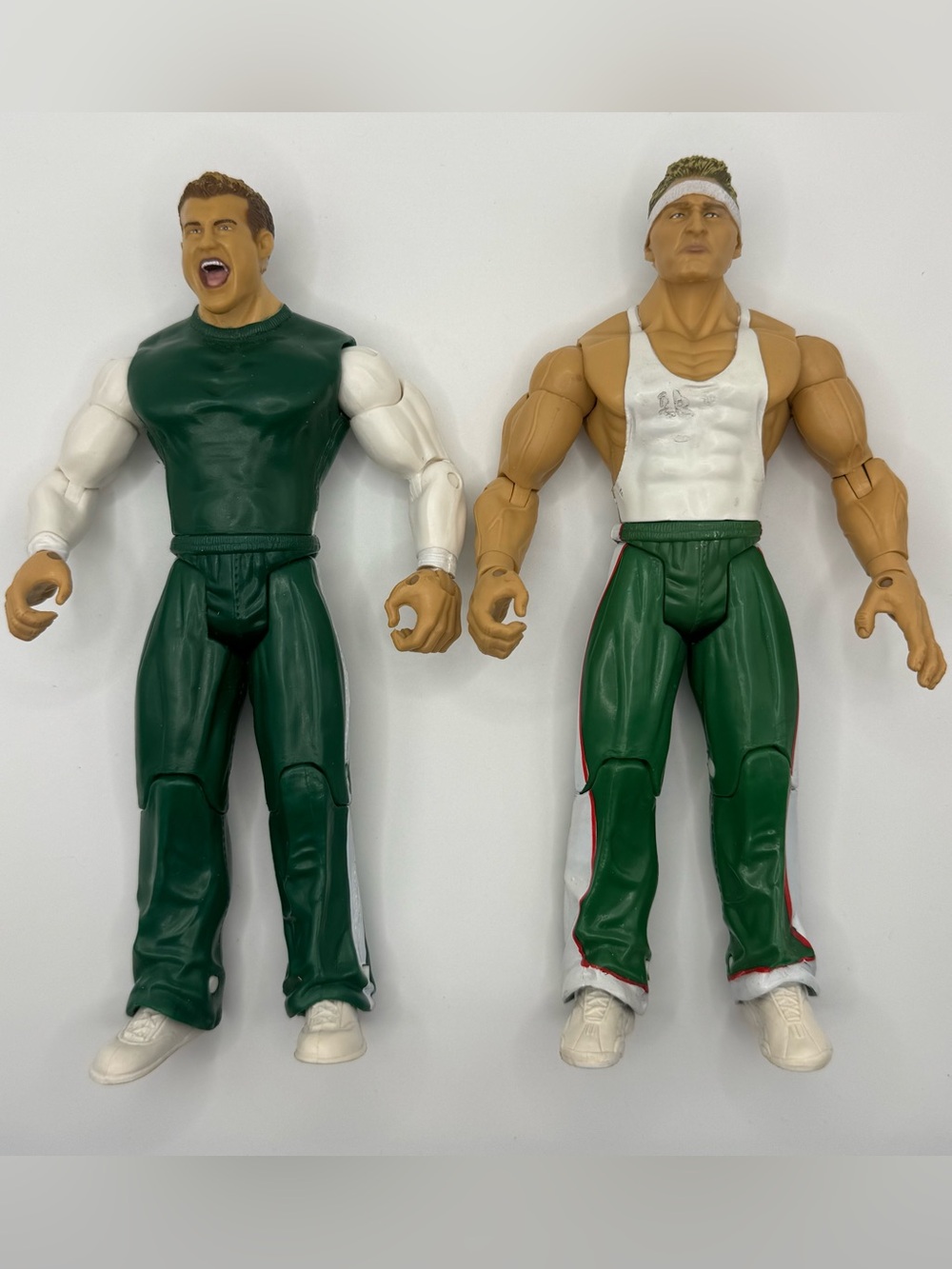 2006 WWE Jakks Ruthless Aggression Series 22 & 24 Nicky & Kenny The Spirit Squad
